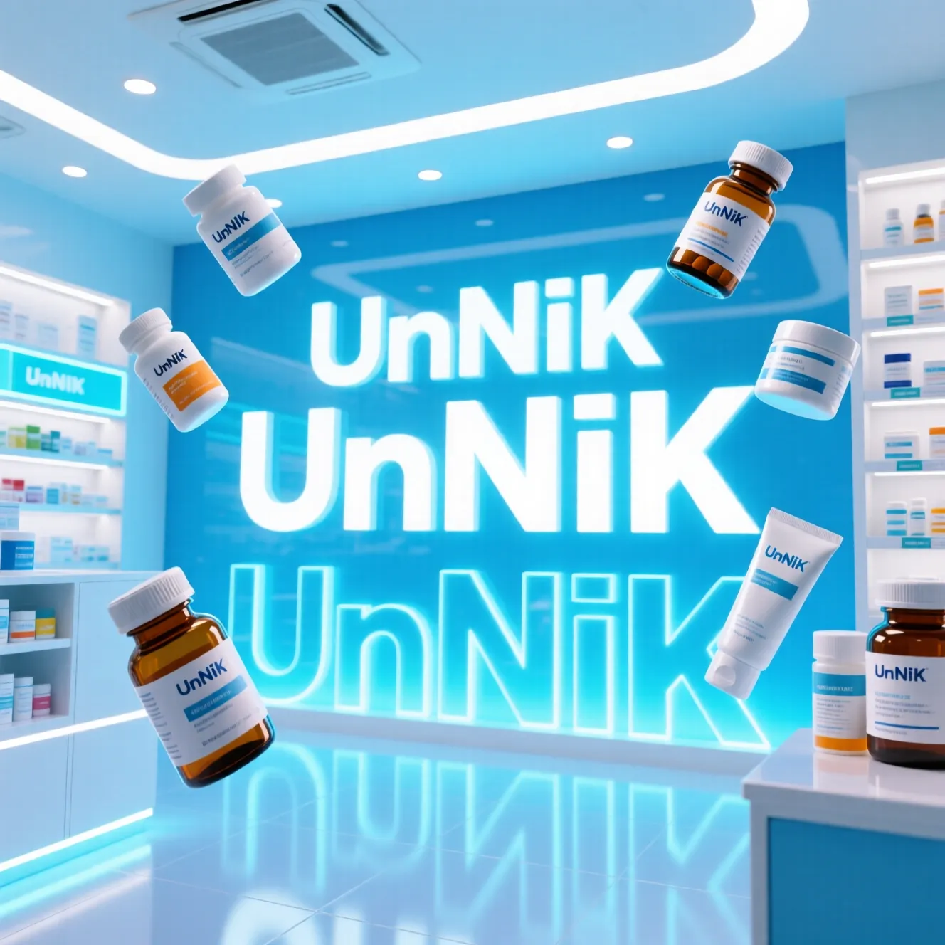 Интерьер аптеки UnNIK